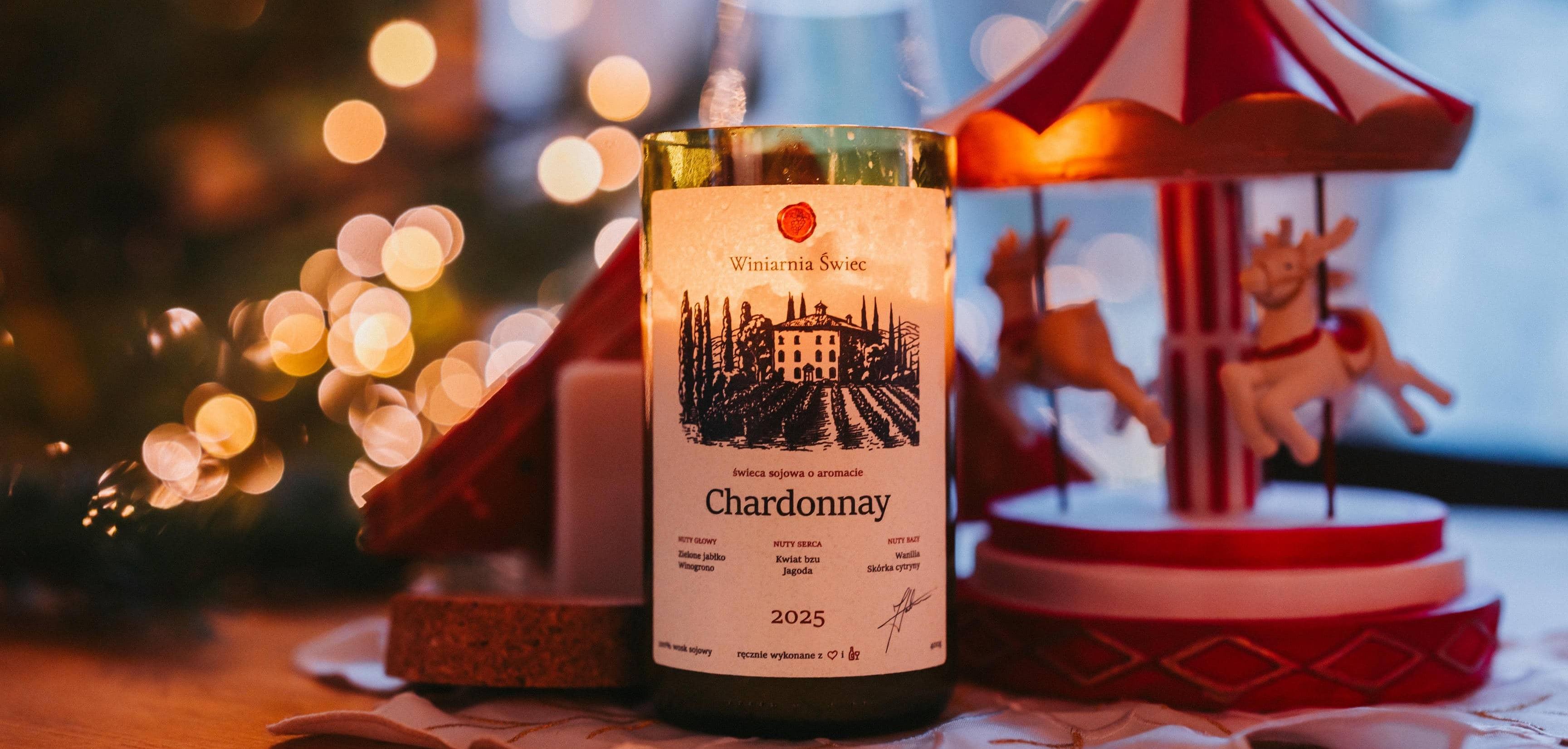 Świeca sojowa Winiarnia Świec